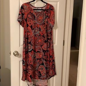 LulaRoe Carly Dress - Legging Material - Medium